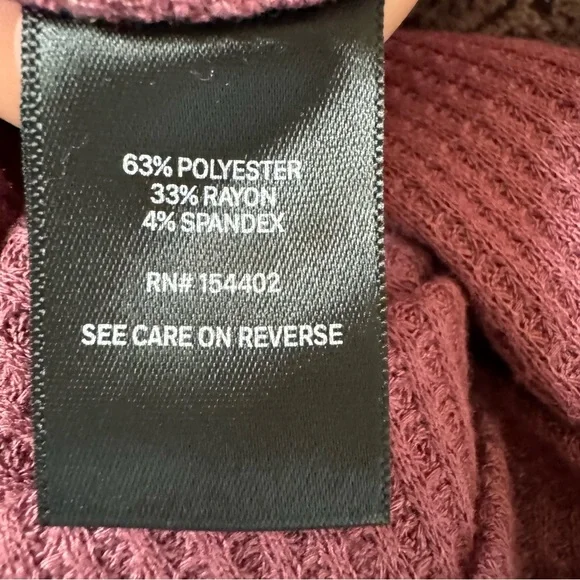 Torrid The Vinyl Icons Def Leppard Light Purple Pink Waffle Knit Long Sleeve Tee - Picture 5 of 9